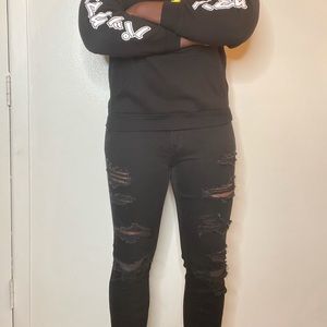 Men’s distressed pants